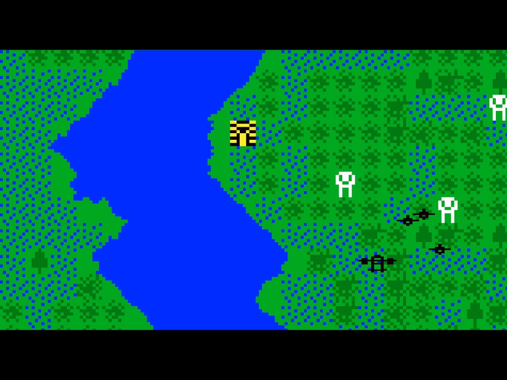 Gameplay of Mission X for Intellivision